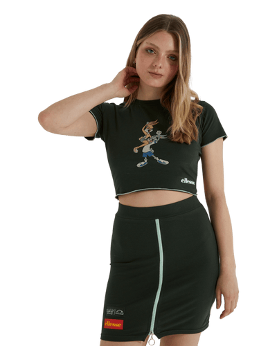 Ellesse Buglooni Looney Tunes Skirt in Green