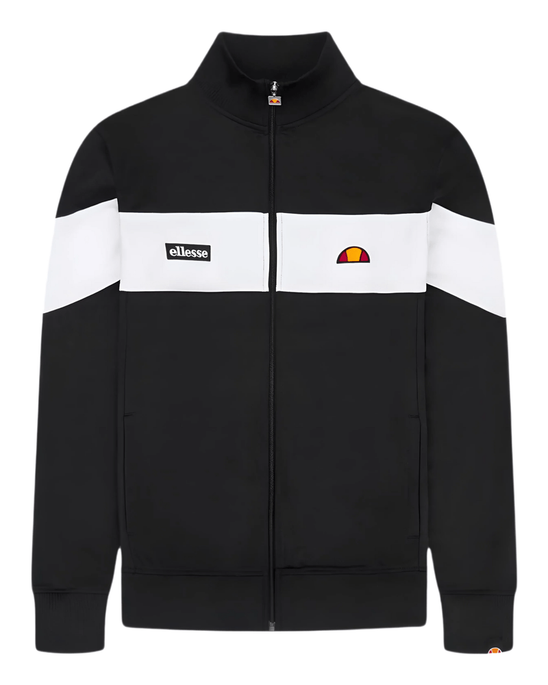 Ellesse Caprini Track Top In Black Golden Age of Tennis