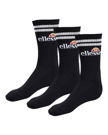 Ellesse Pullo 3PK Socks In Black