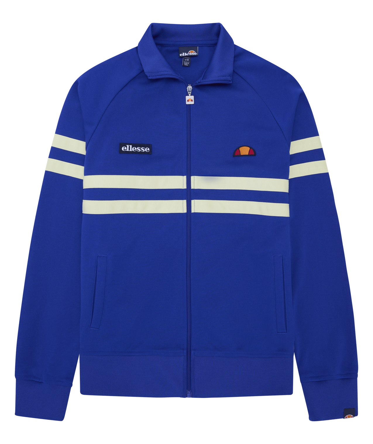 Ellesse Rimini Track Top in Blue/Yellow