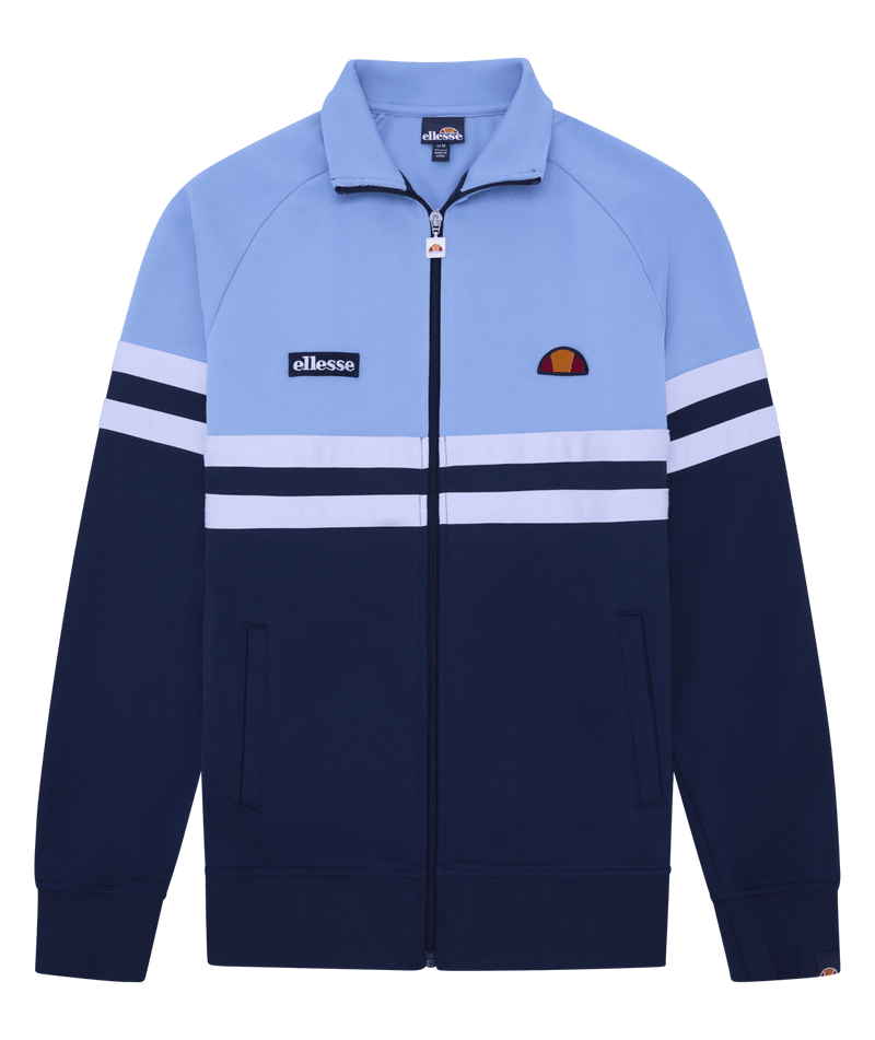 Ellesse Rimini Track Top in Light Blue/Navy