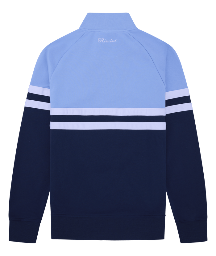 Ellesse Rimini Track Top in Light Blue/Navy