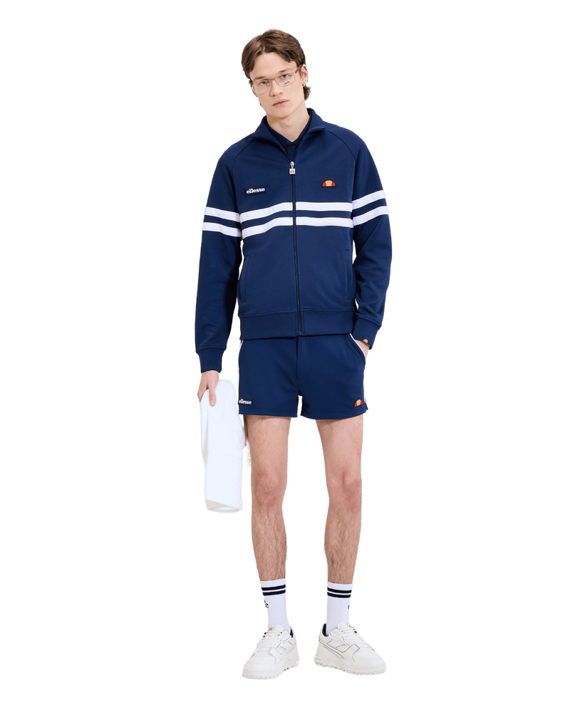 Rimini Track Top in Navy/White — Golden Age of Tennis