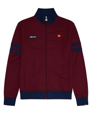 Ellesse Roma Track Top In Burgundy