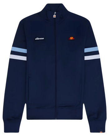 Ellesse Roma Track Top In Navy/Light Blue/White