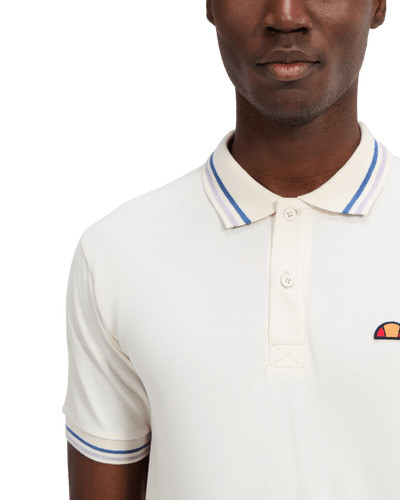 Ellesse Rooks Polo Shirt in Off White