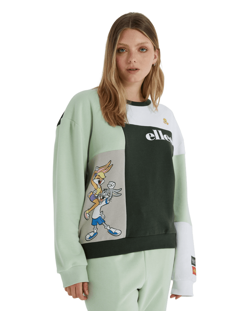 Ellesse Swingali Looney Tunes Sweatshirt in Green