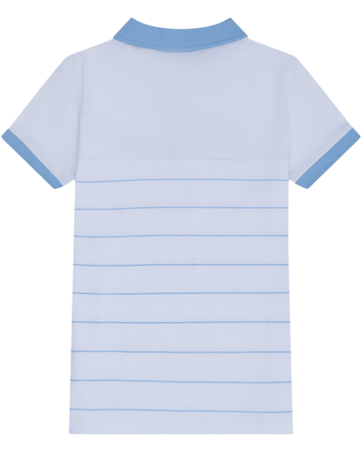 Ellesse Tor Polo In White/Light Blue