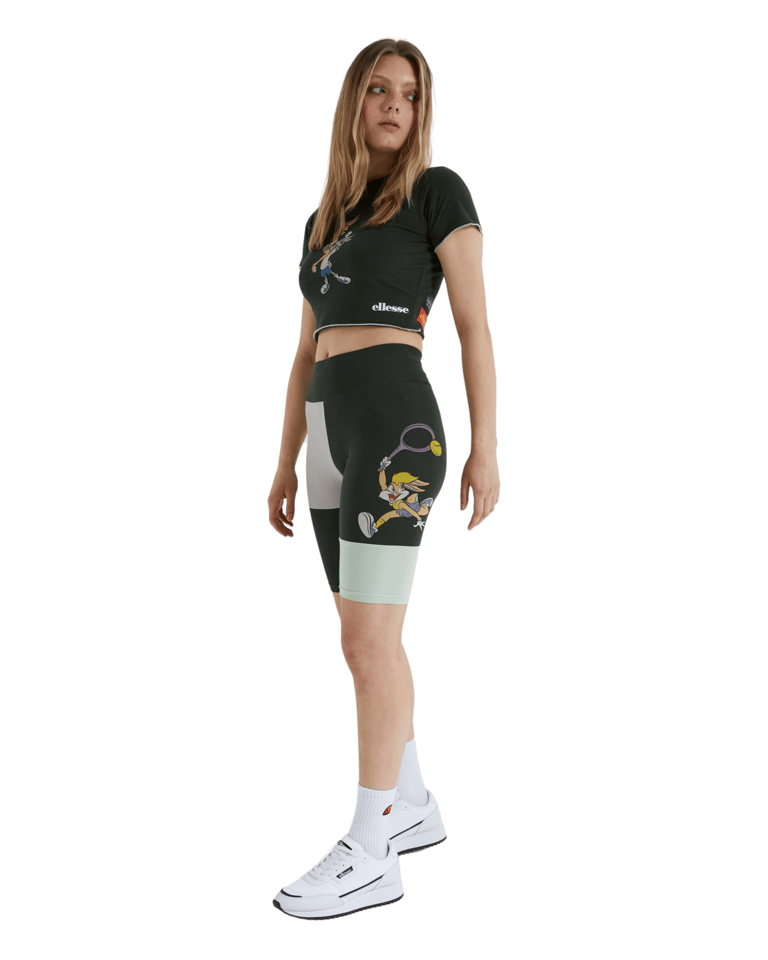 Ellesse Twabbit Looney Tunes Shorts in Green