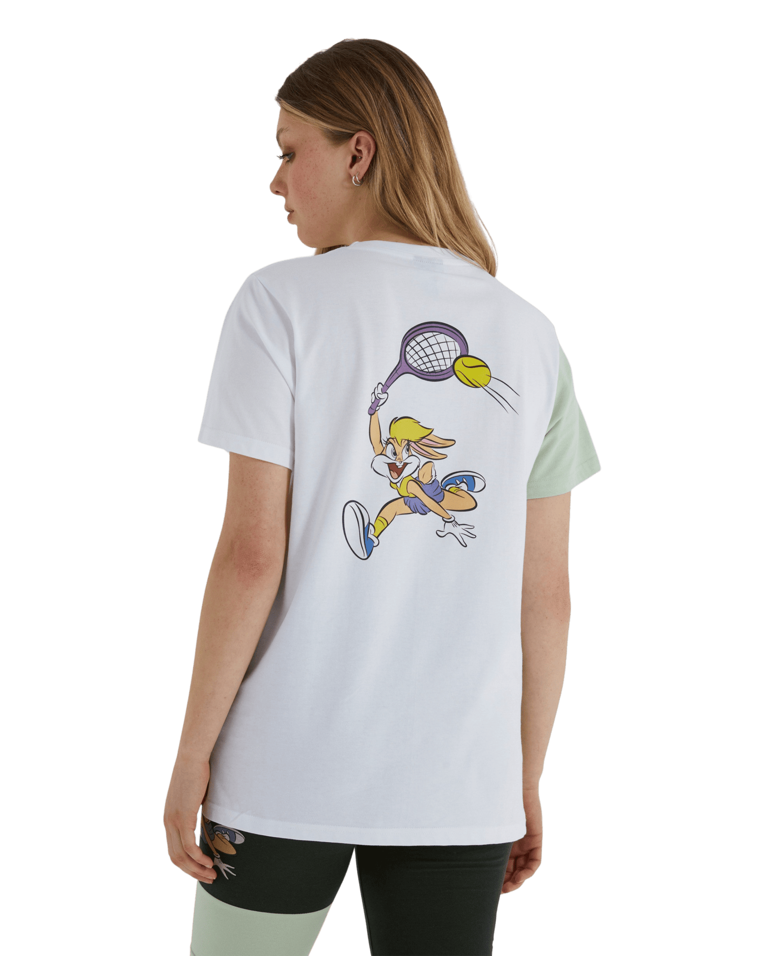 Ellesse Tweetood Looney Tunes White Oversized T-Shirt