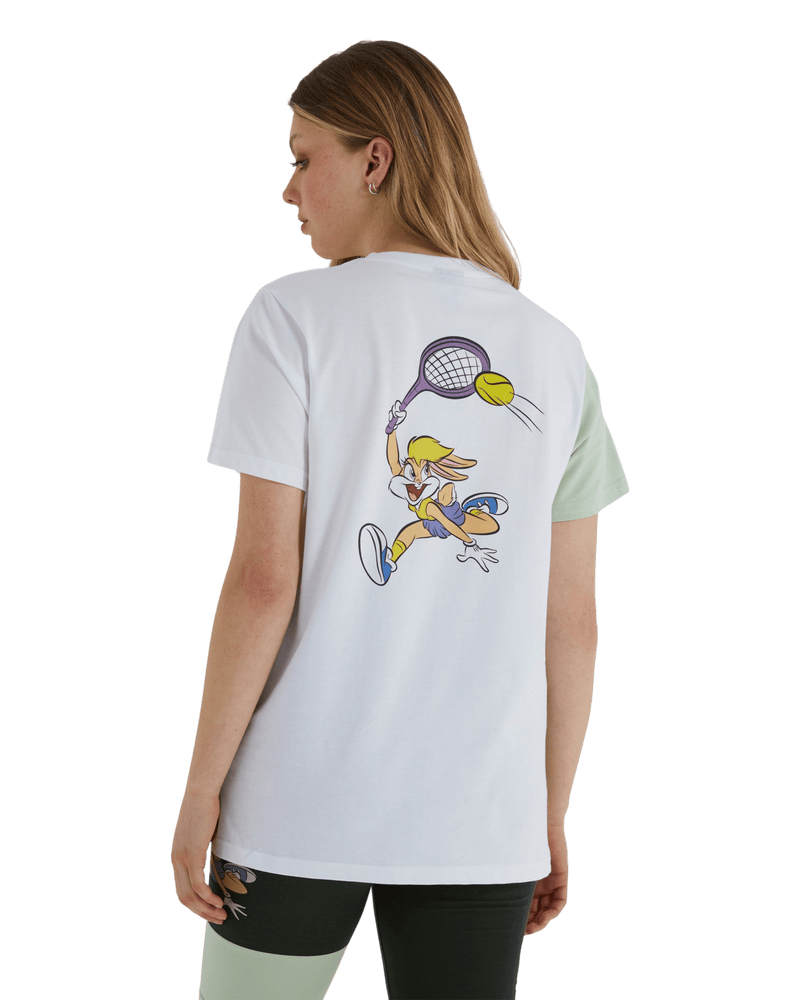 Ellesse Tweetood Looney Tunes White Oversized T-Shirt