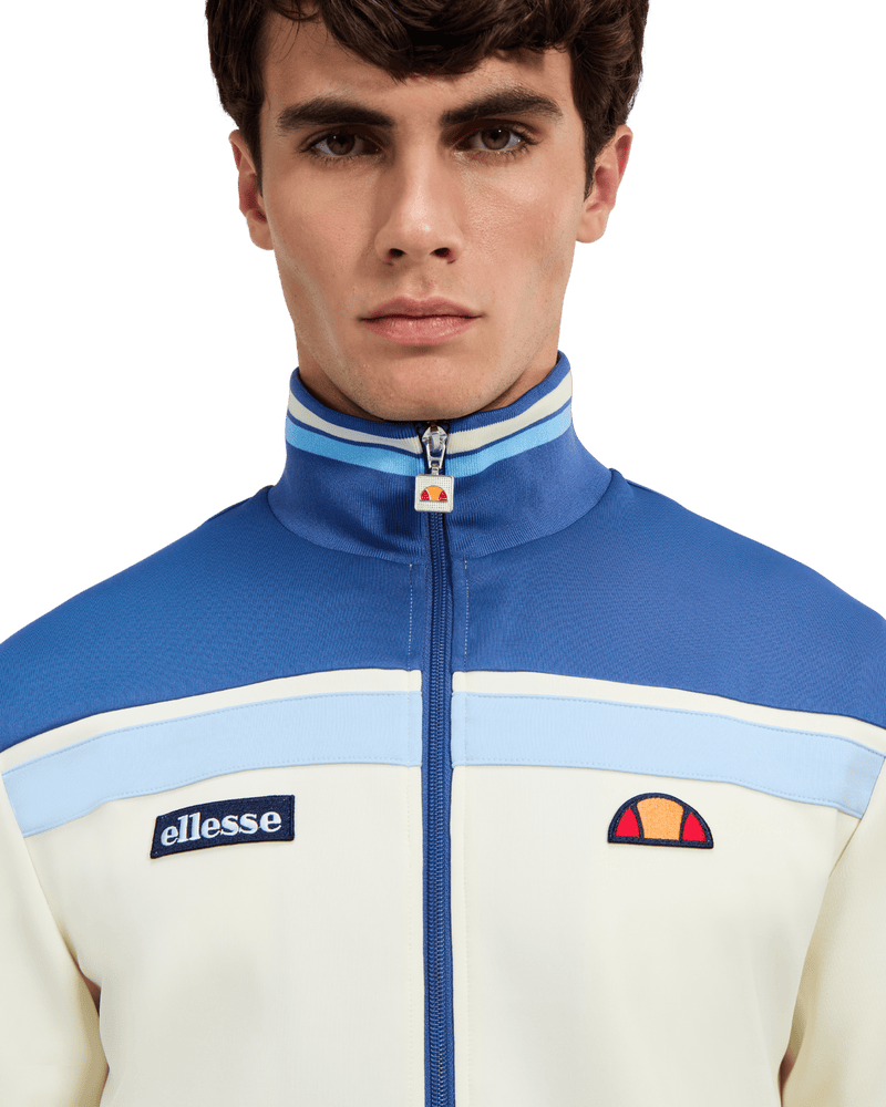 Ellesse Vignola Track Top in Off White/Navy