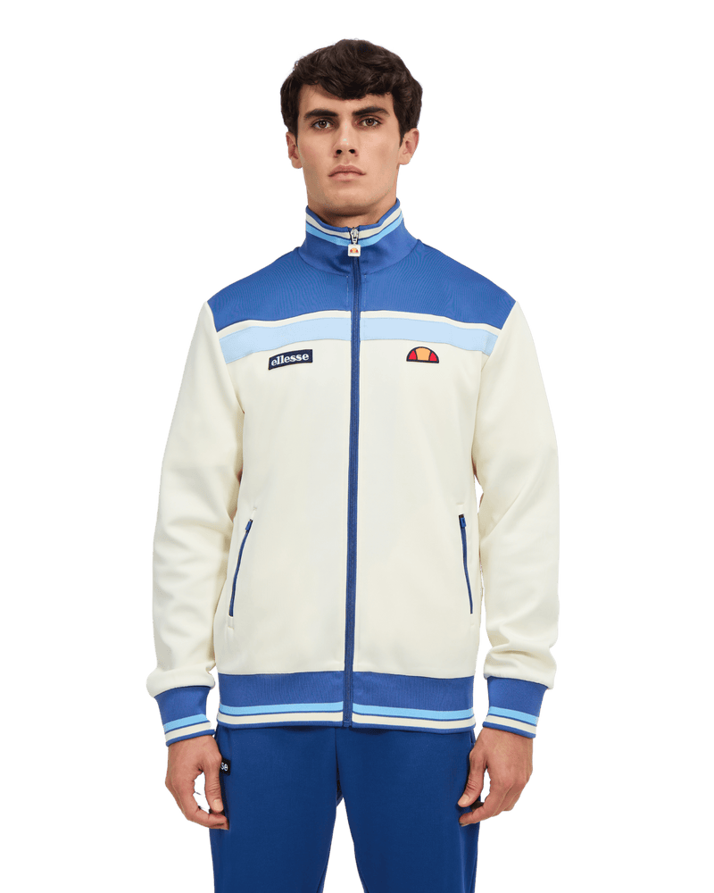 Ellesse Vignola Track Top in Off White/Navy