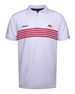 Ellesse Vilas Vanni Polo Shirt in White with Orange