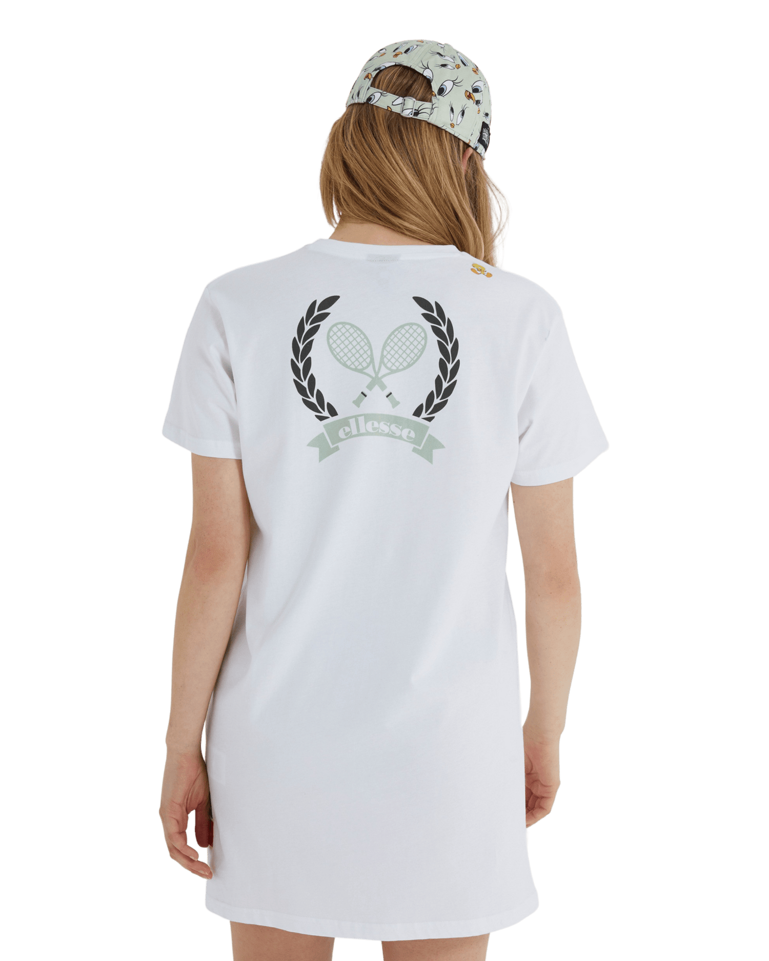 Ellesse Waab Looney Tunes Dress in White