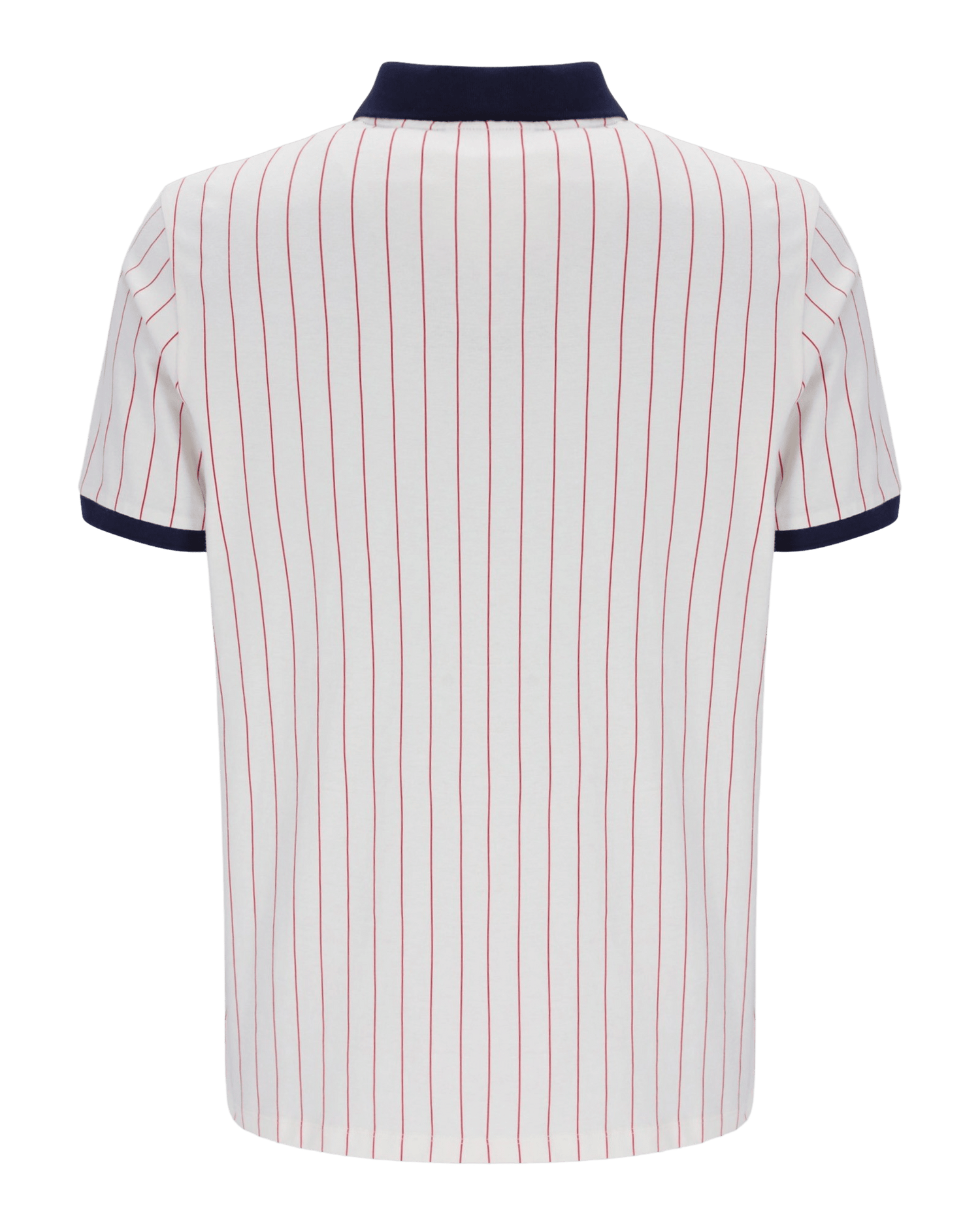 Fila BB1 Polo Shirt in Gardenia/Navy/Red