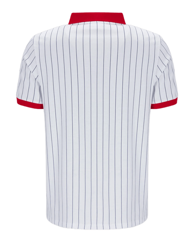 Fila BB1 Polo Shirt In White/Red/Navy