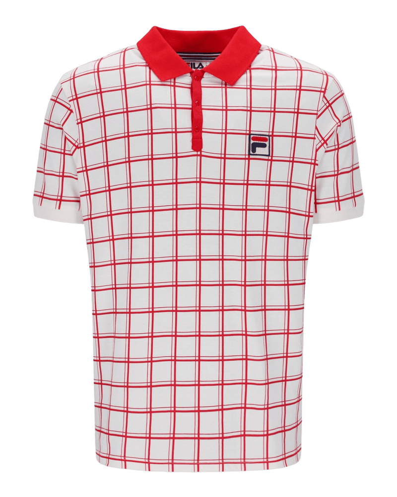 Fila Bobby Polo In Gardenia/Red