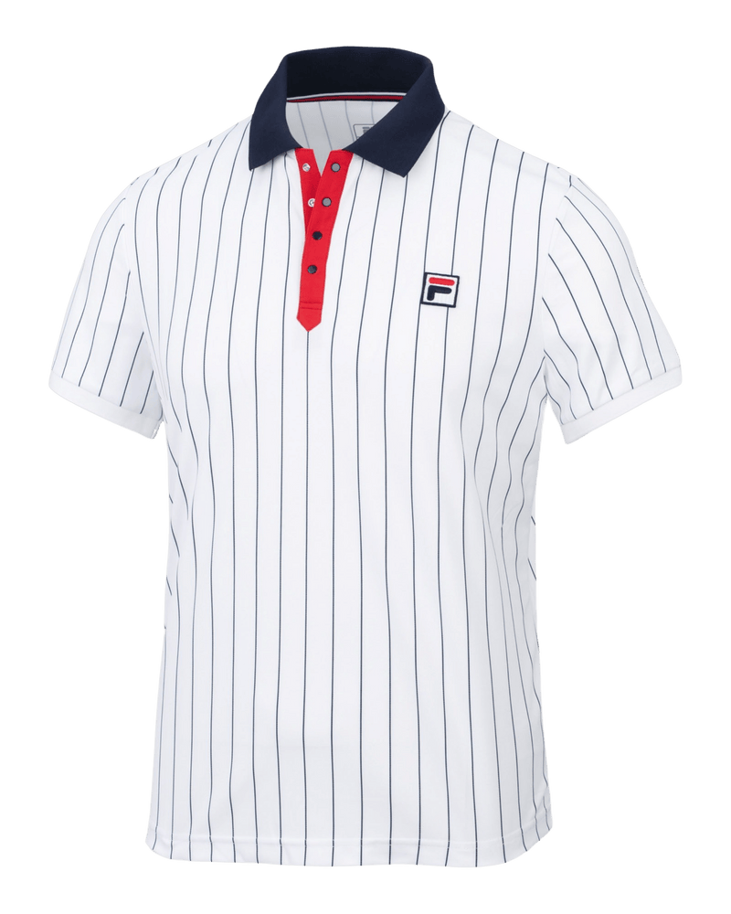Fila Borg Heritage Polo Shirt in White