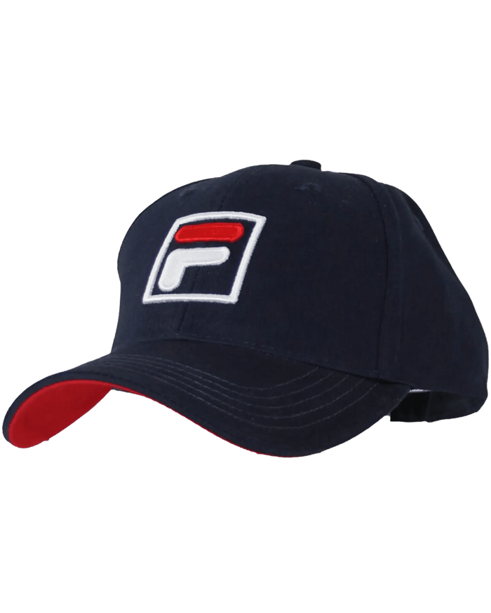 Fila Forze Baseball Cap in Peacoat Blue / Fila Red