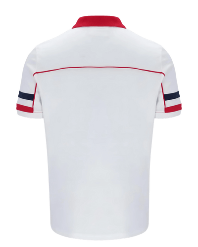 Fila Grandslam Polo Piping Polo in White/Fila Red/Fila Navy