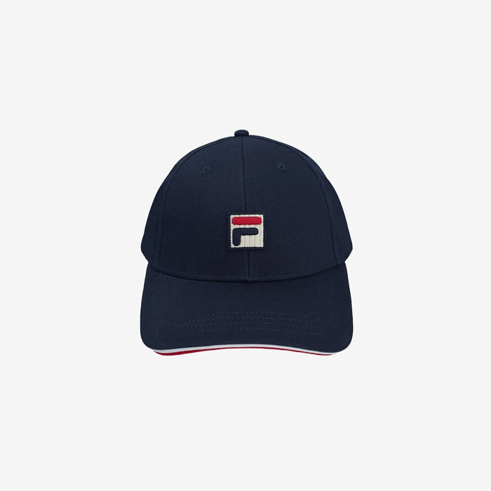 Fila Harris 6 Panel Cap W The Classic F Box Badge in Fila Navy