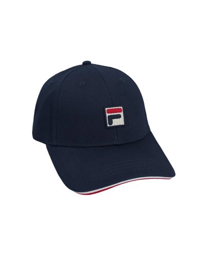 Fila Harris 6 Panel Cap W The Classic F Box Badge in Fila Navy