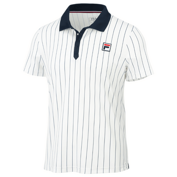 Fila Heritage Borg Polo Shirt in Wimbledon Cream