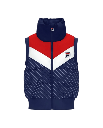 Fila Julie Sleeveless Puffer in Navy