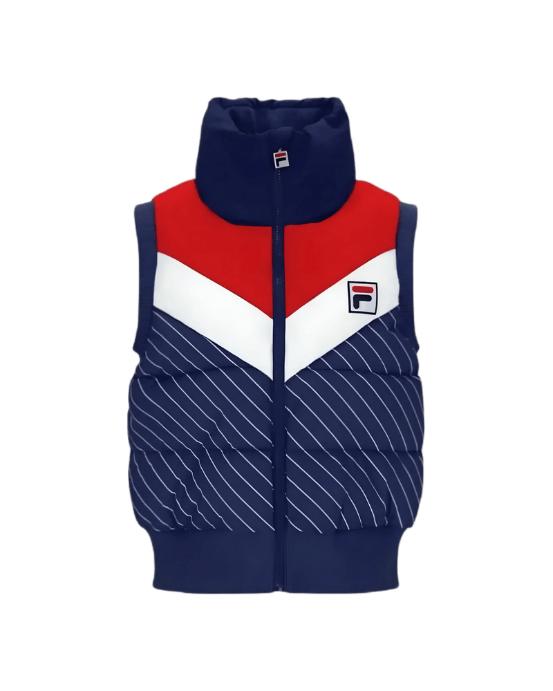 Fila Julie Sleeveless Puffer in Navy