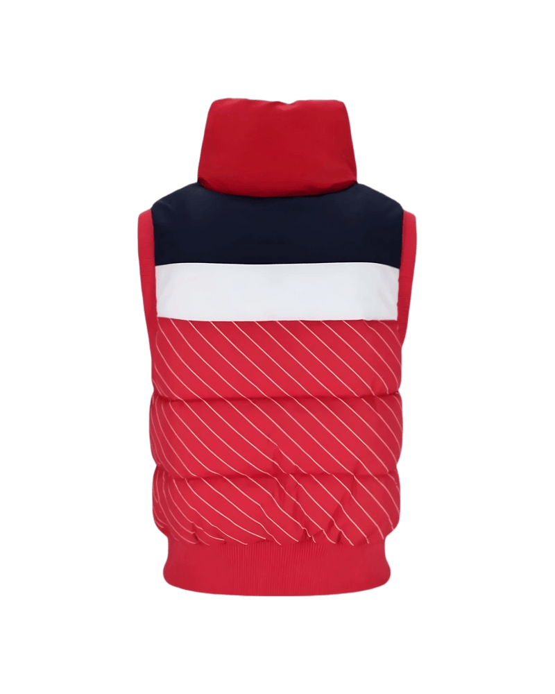 Fila Julie Sleeveless Puffer in Red