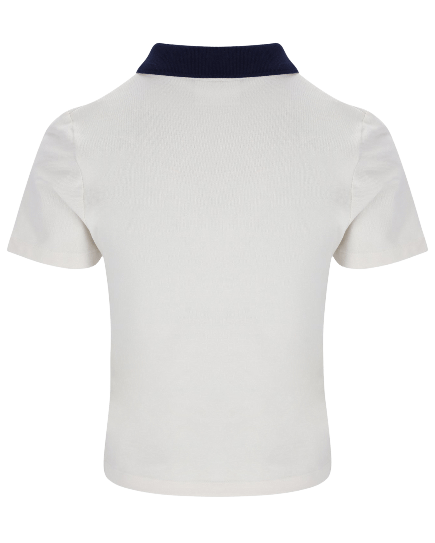 Fila Juno Fitted Iconic Polo In Gardenia/Fila Navy/Shadow Lime