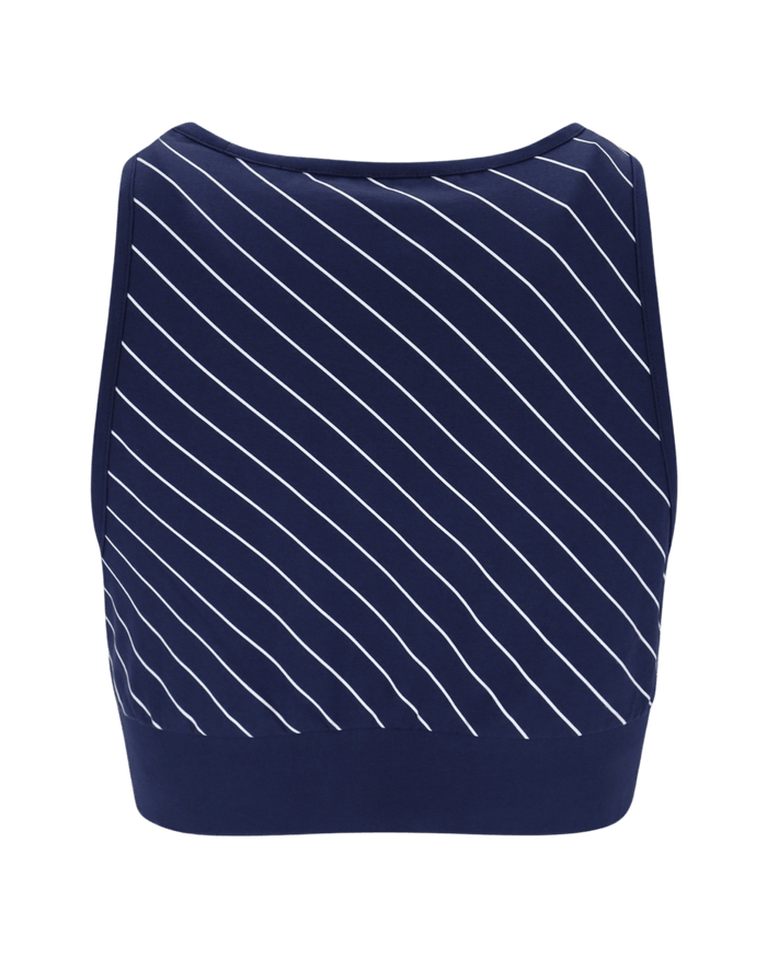Fila Karla Crop Top in Navy