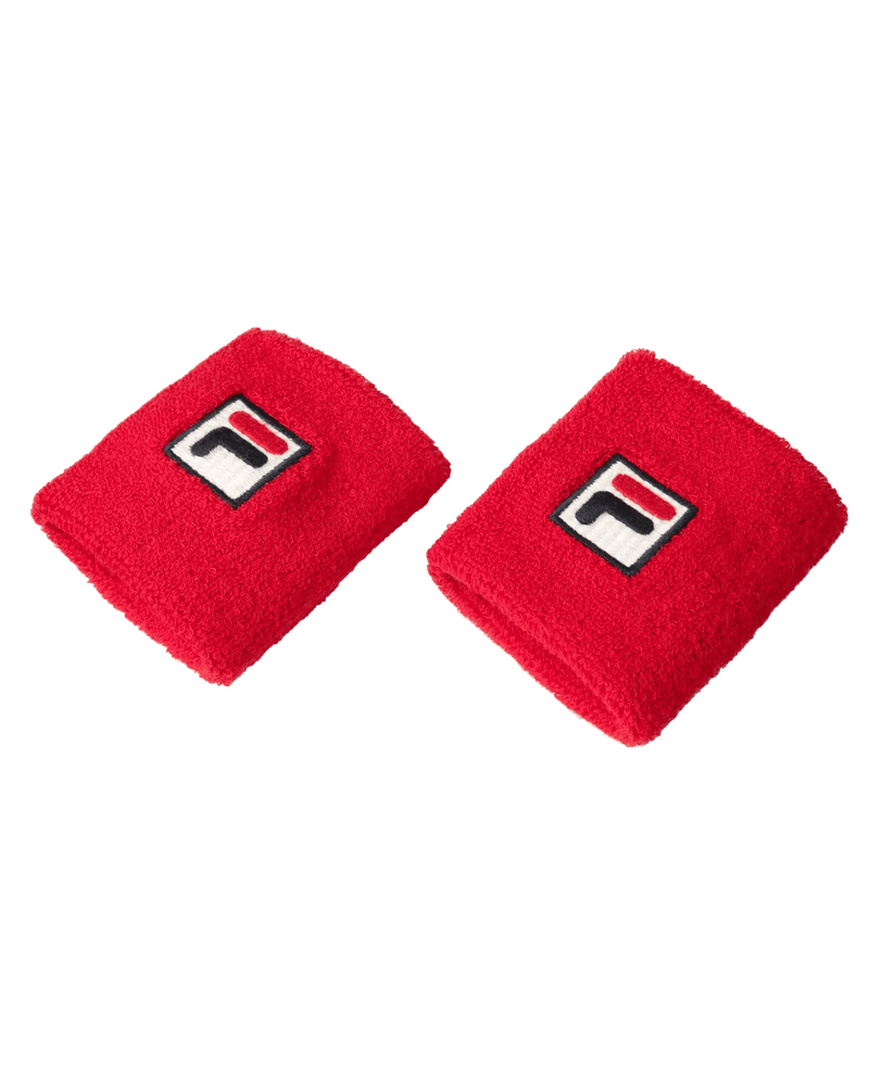 Fila Osten Wristbands in Fila Red