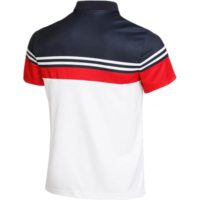 Fila Paul Polo in White/ Fila Red Comb.