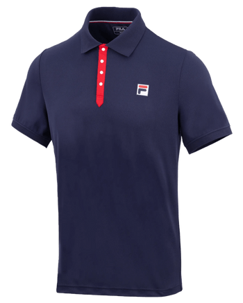 Fila Polo Dominic in Navy / Fila Red