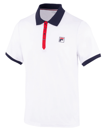 Fila Polo Dominic in White / Navy Comb.