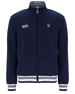 Fila Rupert Settanta Jacket With Ribbed Funnel Neck in Fila Navy/Gardenia