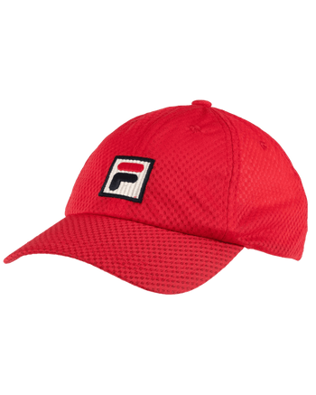 Fila Sampau Tennis Baseball Cap in Fila Red