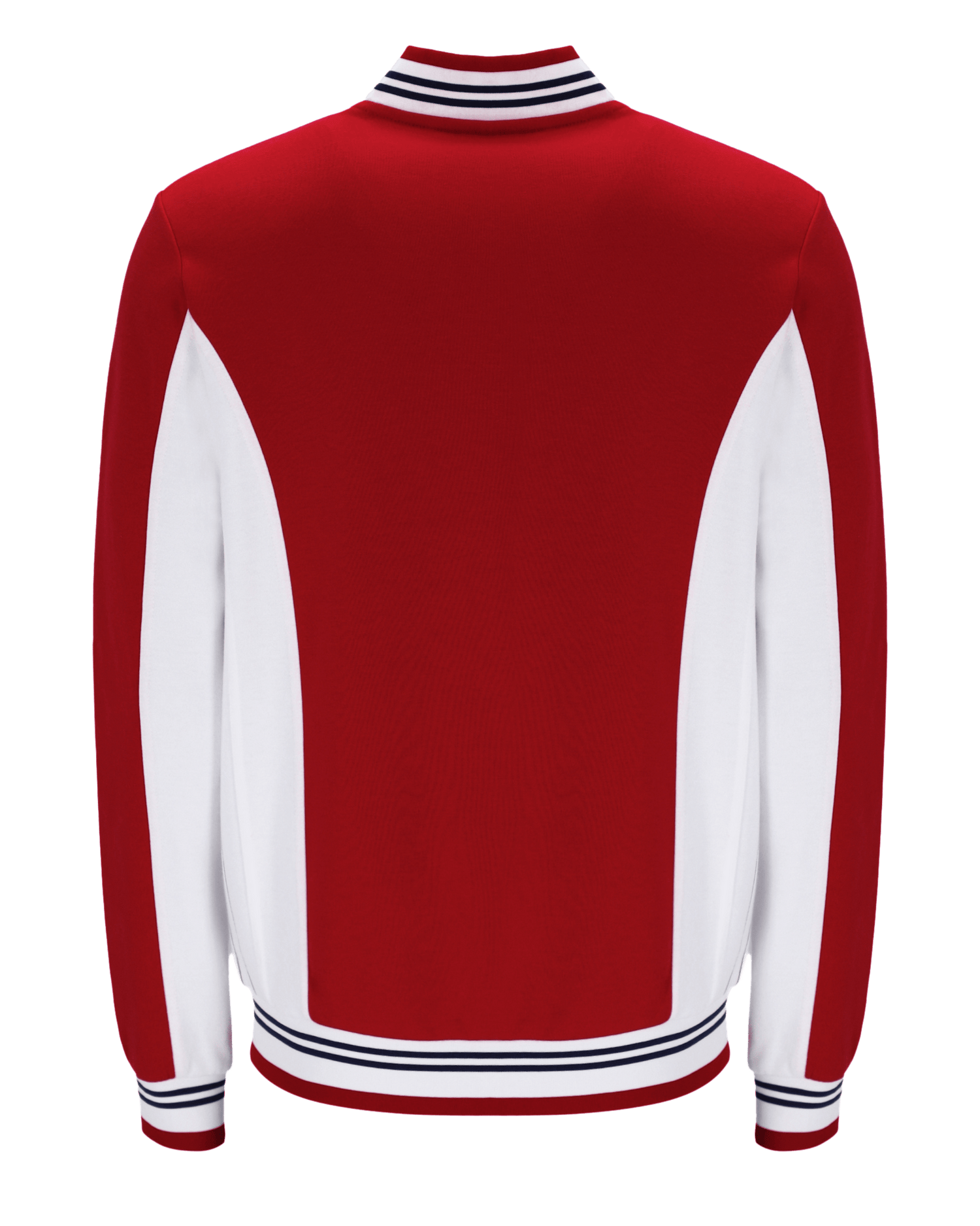 Fila Settanta Baseball Track Jacket In Fila Red/White/Fila Navy/Zn
