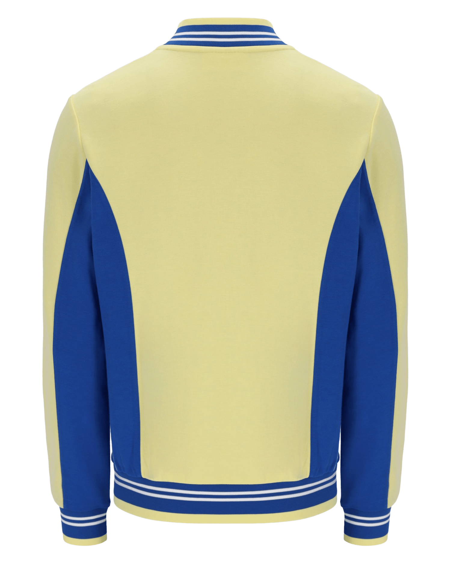 Fila Settanta Baseball Track Jacket In Popcorn/Turkish Sea/Fila Navy