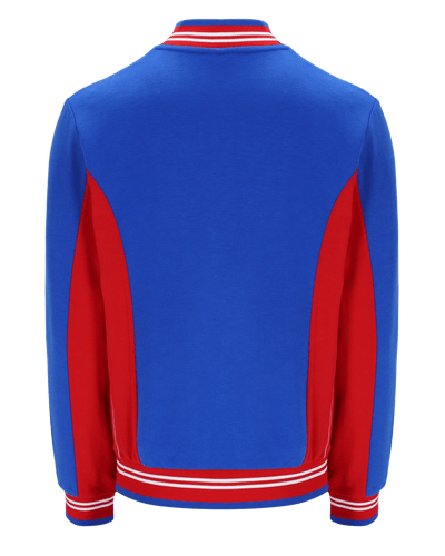 Fila Settanta Baseball Track Jacket In Turkish Sea/Fila Navy/White