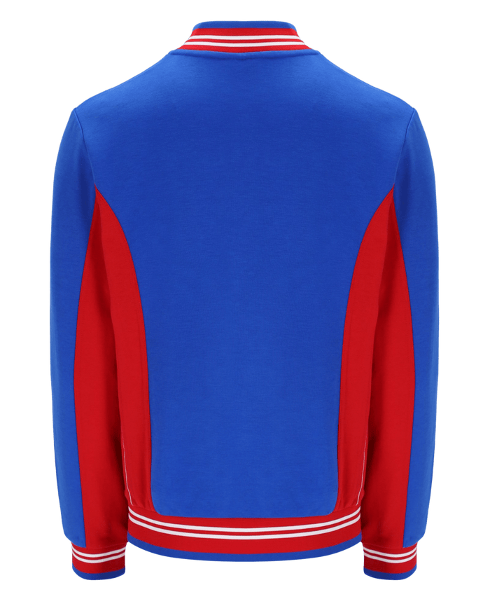 Fila Settanta Baseball Track Jacket In Turkish Sea/Fila Navy/White