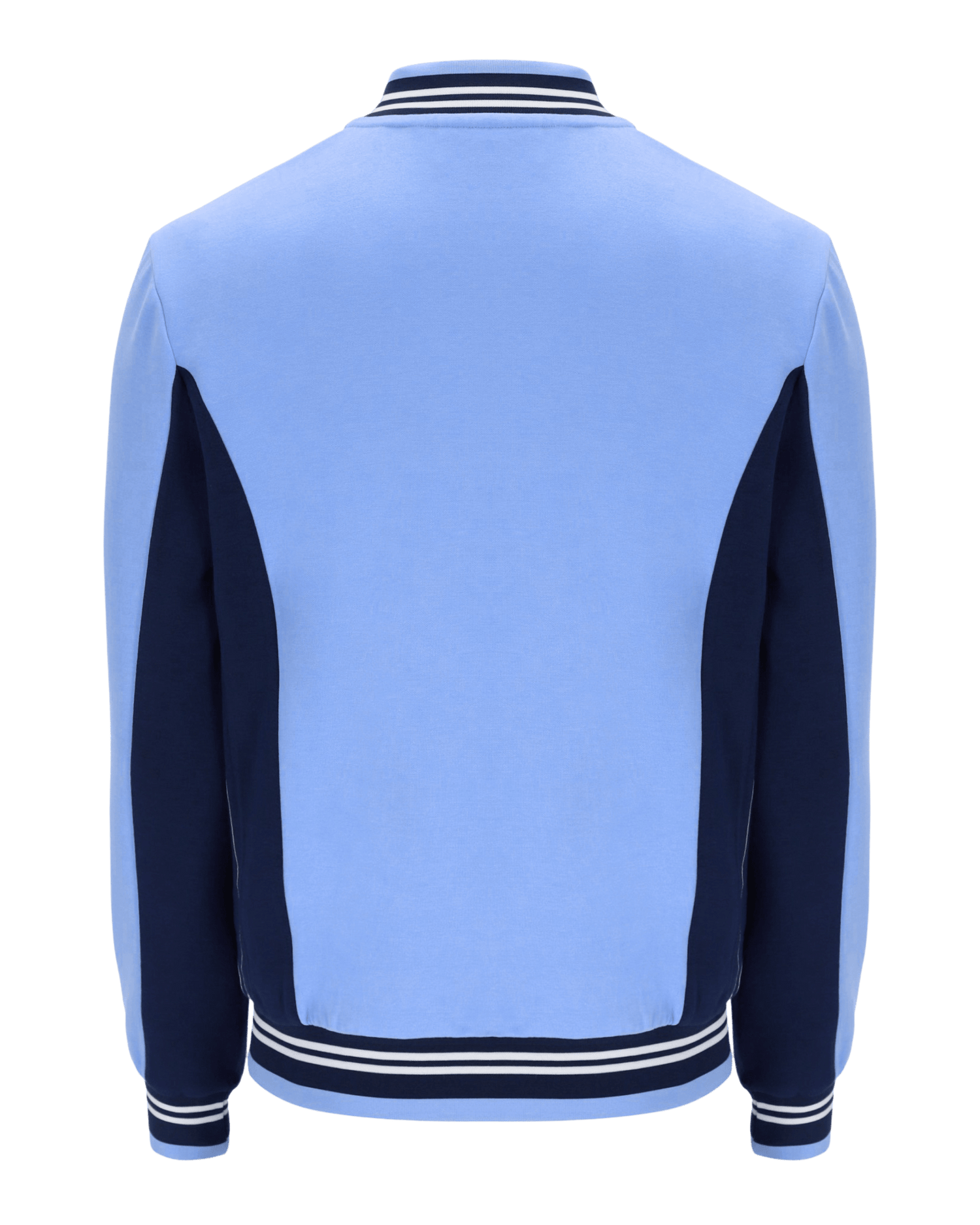 Fila Settanta Baseball Track Jacket In Vista Blue/Fila Navy/White