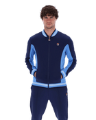 Fila Settanta Jkt Baseball Track Jacket in Fila Navy/Regatta/Gardenia