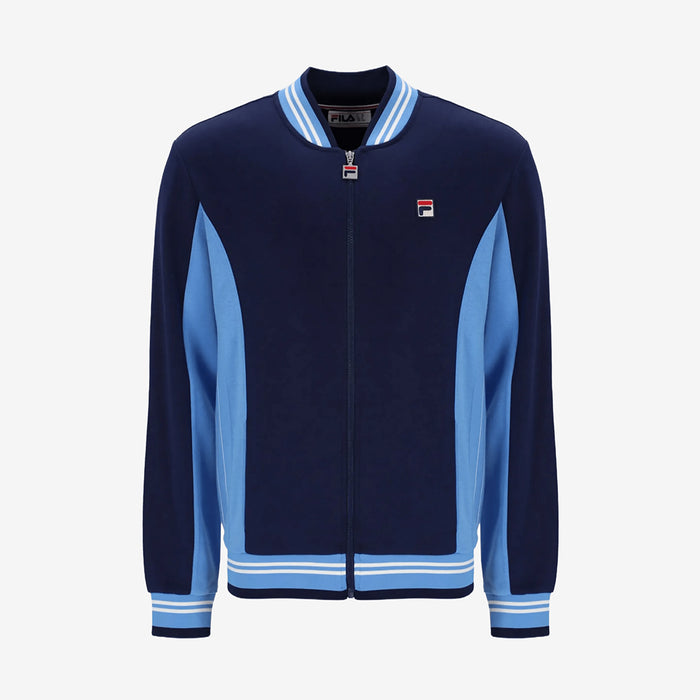 Settanta Jkt Baseball Track Jacket in Navy/Regatta/Gardenia