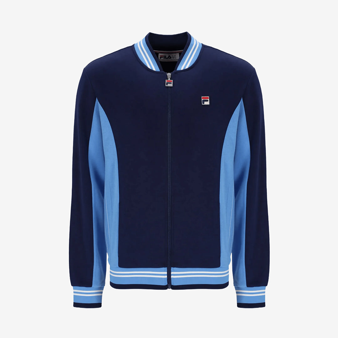 Settanta Jkt Baseball Track Jacket in Navy/Regatta/Gardenia