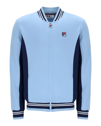 Fila Settanta Track Top In Blue Bell/Navy/Gardenia