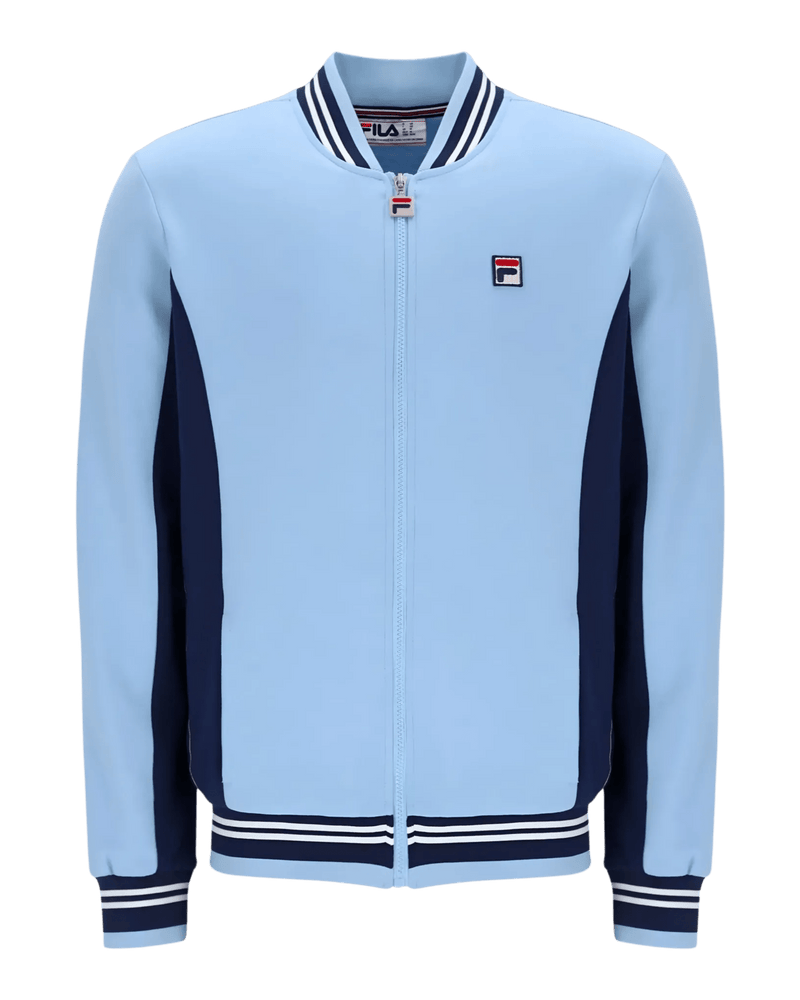 Fila Settanta Track Top In Blue Bell/Navy/Gardenia