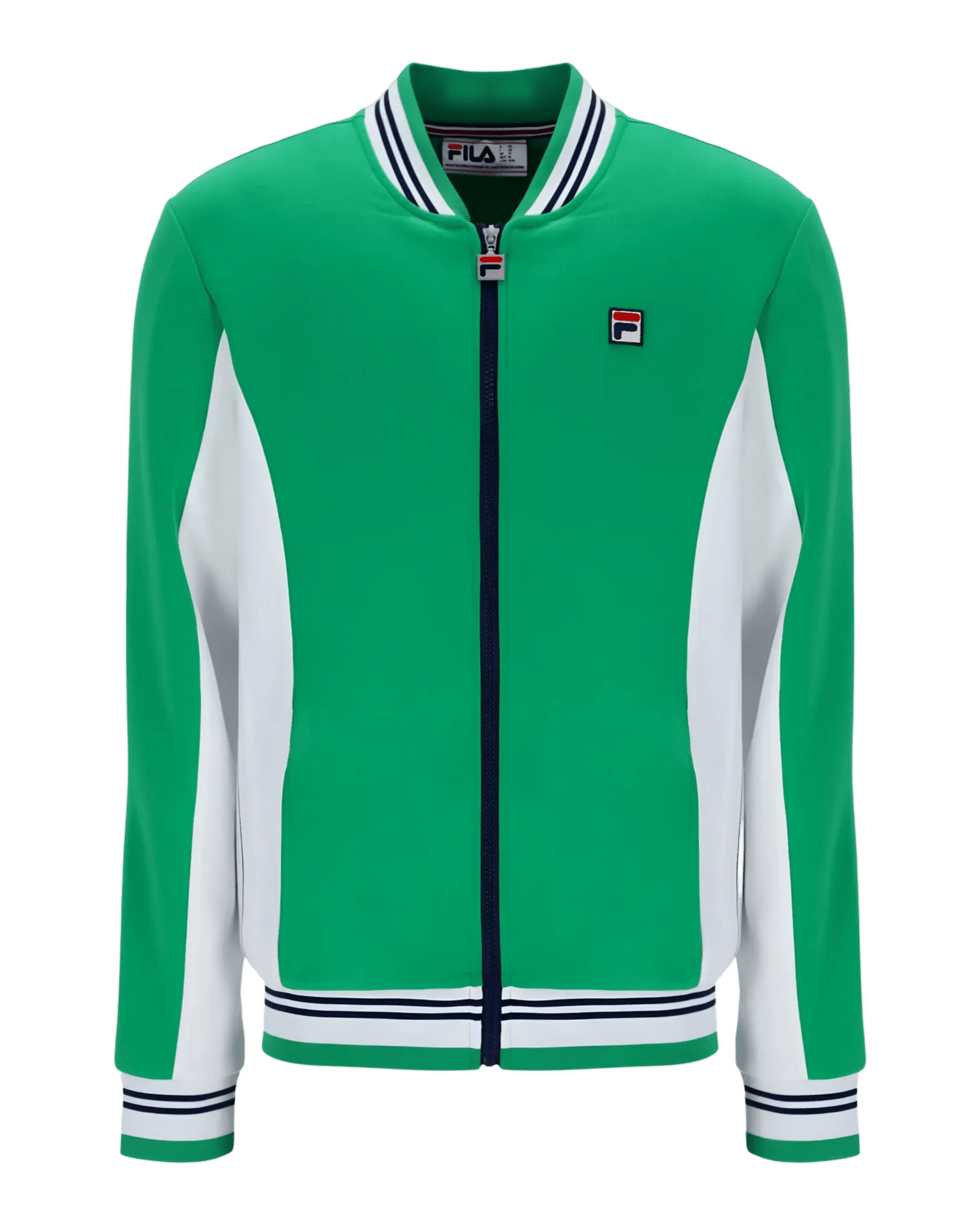 Fila Settanta Track Top In Jelly Bean/White/Navy